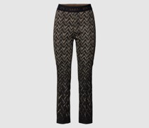 Stoffhose mit Allover-Muster Modell 'RANEE'