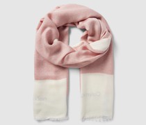 Schal mit Logo-Muster Modell 'GEO MINIMAL'