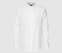 Premium Shirt mit Premium Leinen-Anteil Modell 'Kent'