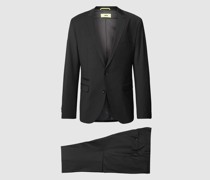 Anzug in unifarbenem Design Modell 'Cicastello'