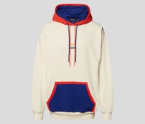 Oversized Hoodie mit Label-Print