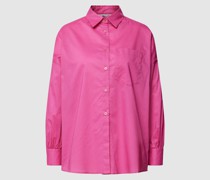 Bluse mit Hemdblusenkragen