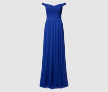 Abendkleid mit breiten Trägern