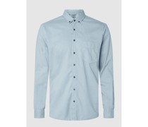 Regular Fit Business-Hemd aus Baumwoll-Lyocell-Mix