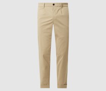 Loose Fit Bundfaltenhose mit Stretch-Anteil