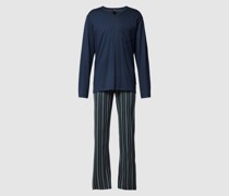 Pyjama mit Streifenmuster