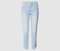 Jeans mit Label-Patch Modell 'ORNELLA'