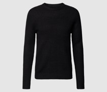 Strickpullover mit Rundhalsausschnitt Modell 'WILLIAM'