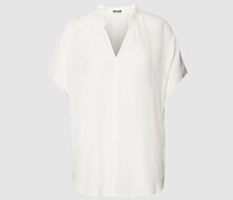 Bluse in semitransparenter Optik