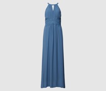 Maxikleid mit Spitzenbesatz Modell 'MILINA'