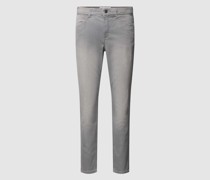 Skinny Fit Jeans mit verkürztem Schnitt Modell 'ORNELLA SPORTY'