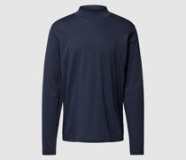 Longsleeve mit Stehkragen Modell 'Theo'