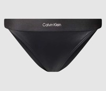 Bikini-Hose im unifarbenen Design Modell 'CK REFINED'