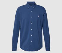 Freizeithemd mit Label-Stitching