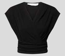 Crop Top in Wickel-Optik