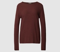 Strickpullover mit Strukturmuster