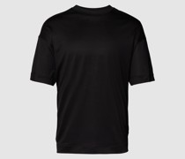 T-Shirt im unifarbenen Design