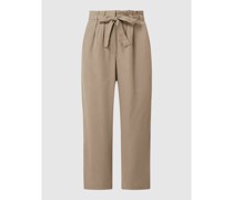 Relaxed Fit Paperbag-Hose aus Lyocell Modell 'Timeaa'