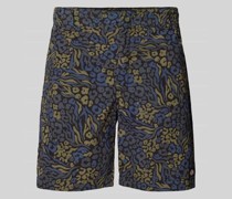 Regular Fit Shorts mit Allover-Print Modell 'SALTVILLE'