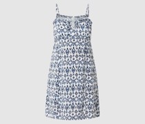 Minikleid mit Allover-Muster