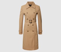 Trenchcoat mit doppelreihiger Knopfleiste