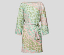 Minikleid mit grafischem Muster