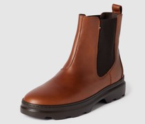 Chelsea Boots mit Label-Details Modell 'Comfort'