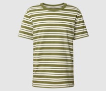 T-Shirt mit Streifenmuster Modell 'AKKIKKI'