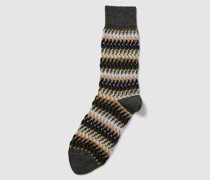 Socken mit Allover-Muster