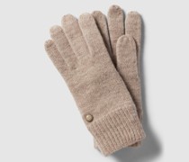 Handschuhe mit Label-Detail
