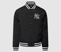 Jacke mit Motiv-Stitching