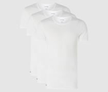 Slim Fit T-Shirt aus Baumwolle im 3er-Pack