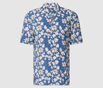 Slim Fit Freizeithemd mit floralem Muster