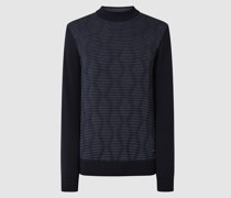 Pullover aus Schurwollmischung