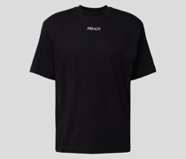 T-Shirt mit Label-Detail