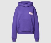 Hoodie mit Label-Print