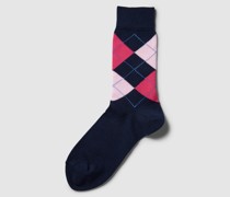 Socken mit Zickzack-Muster Modell 'Queen'