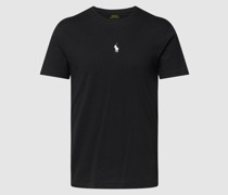 T-Shirt mit Label-Stitching