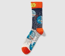 Socken mit Motiv-Print Modell 'Star Wars™ Death Star'