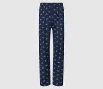 Pyjama-Hose mit Allover-Motiv