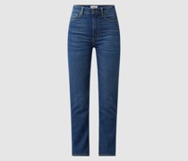 Slim Fit High Waist Jeans mit Stretch-Anteil Modell 'Lejaa'