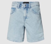 Jeansshorts mit Label-Patch Modell 'CABA'