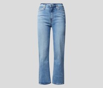 Bootcut Jeans mit Brand-Detail