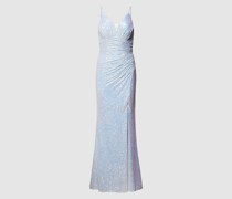 Abendkleid mit Paillettenbesatz