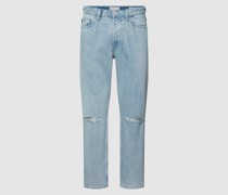 Jeans mit Label-Patch