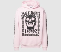 Hoodie mit Motiv-Print