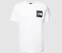 T-Shirt mit Label-Print Modell 'FINE'