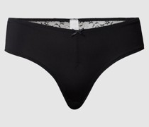 Rioslip aus Mikrofaser und Spitze