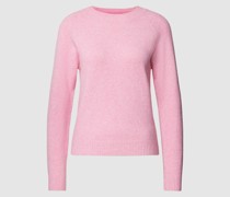 Strickpullover mit Rundhalsausschnitt Modell 'DOFFY'