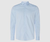 Slim Fit Business-Hemd aus Baumwolle